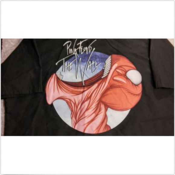 Pink Floyd The Wall Black Button Up Uniform Shirt - Picture 2 of 9